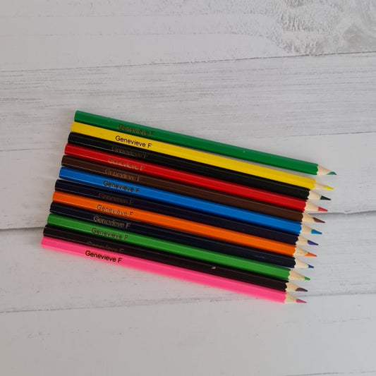 Personalised Colouring Pencils