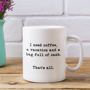 I need coffee - Mug