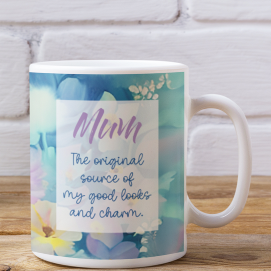 Mum/Mama, the orignal source of my good looks and charm - Mug