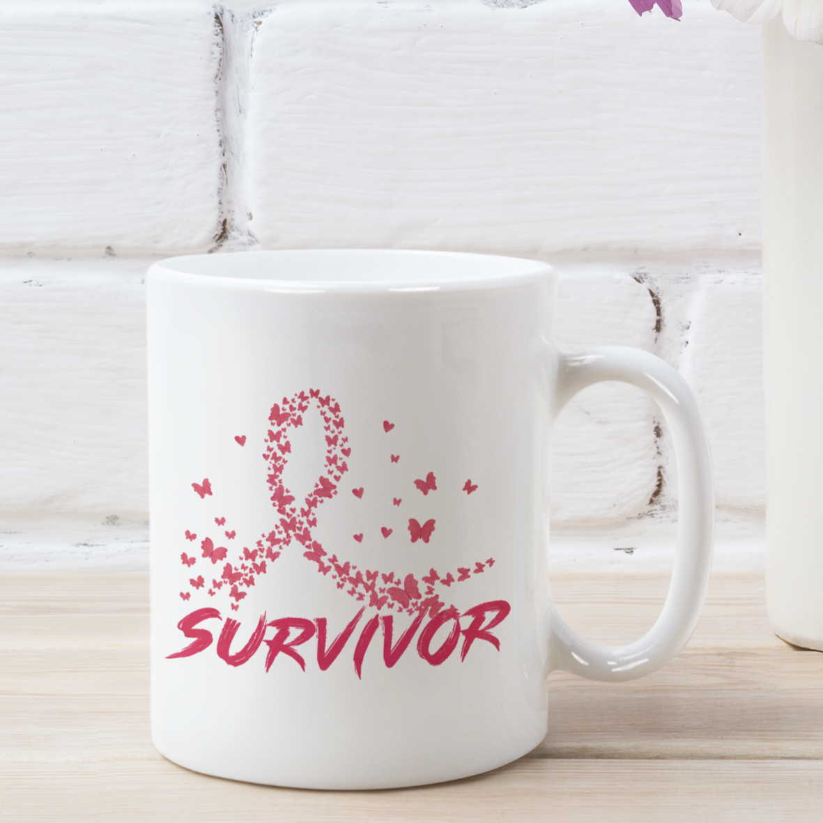 Breast Cancer Survivor Mug