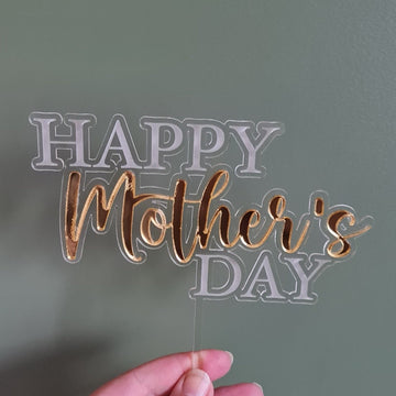 Happy Mothers Day - Cake Topper