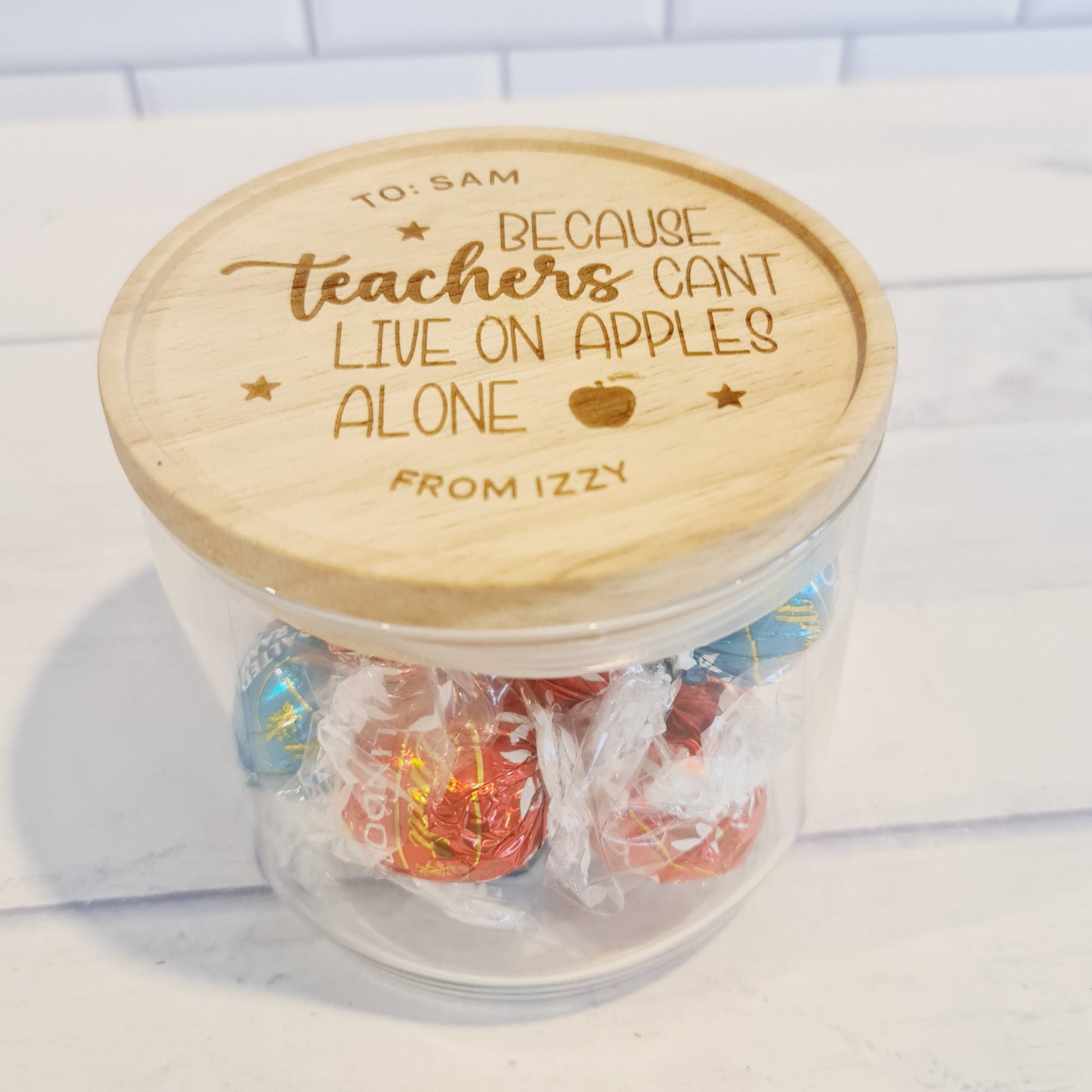 Personalised End Of Year Teacher Gift