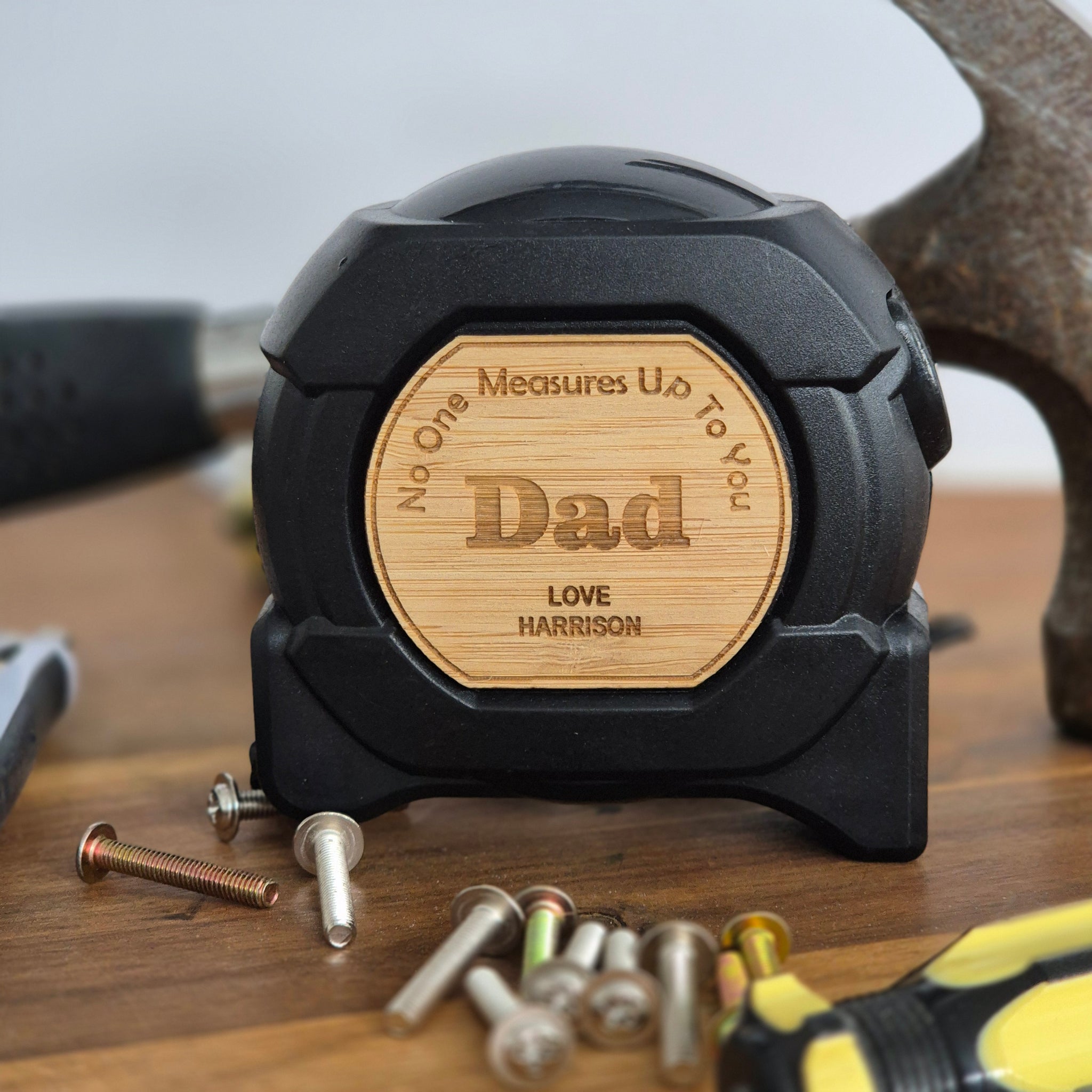 Father's Day Personalied Engraved Tape Measure