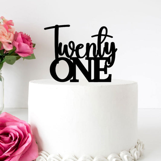 Twenty One Birthday Cake Topper (5)