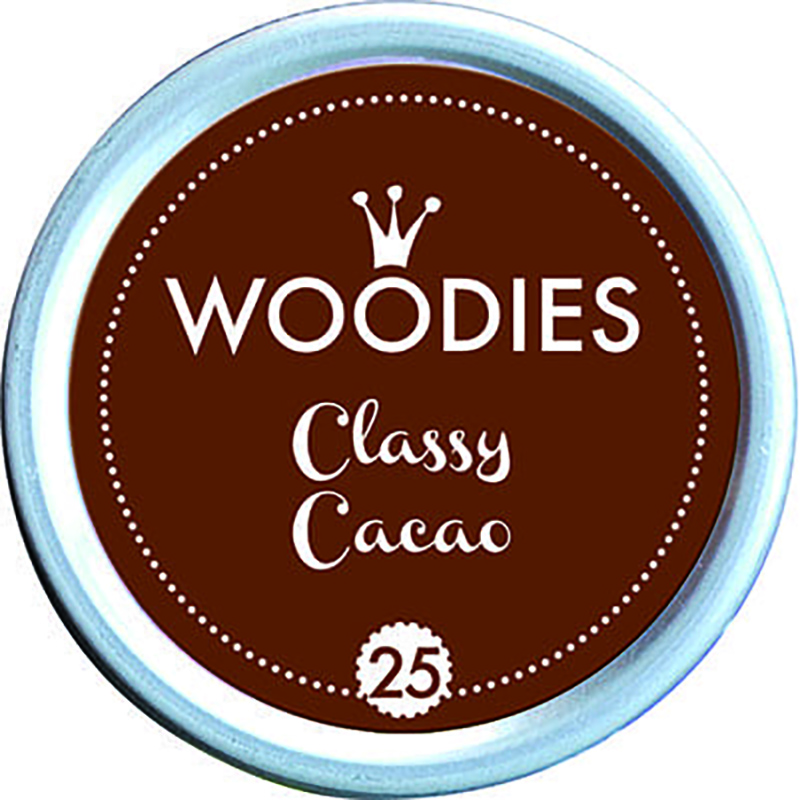Colop Woodies Stamp Pad 38mm - Classy Cacao