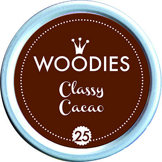 Colop Woodies Stamp Pad 38mm - Classy Cacao