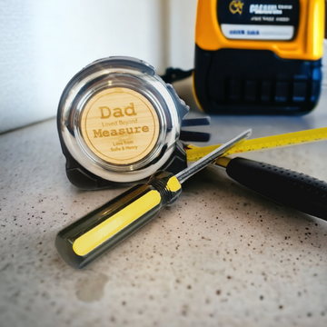 Personalised Measuring Tape Fathers Day Gift