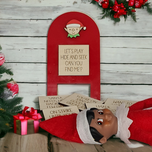 Elf on A Shelf Noticeboard - 22 Days of Activities or sayings