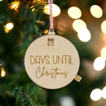 Days until Christmas Bauble