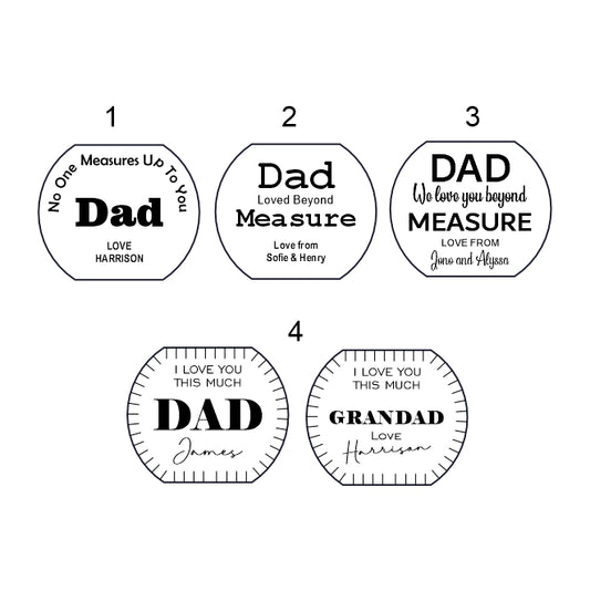 Personalised Tape Measure (Style 2)