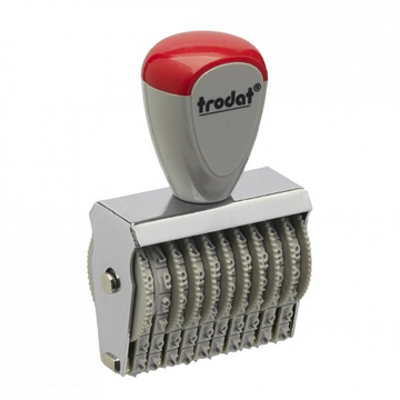 Gray and red Trodat stamp on a white background | Trodat 15310
