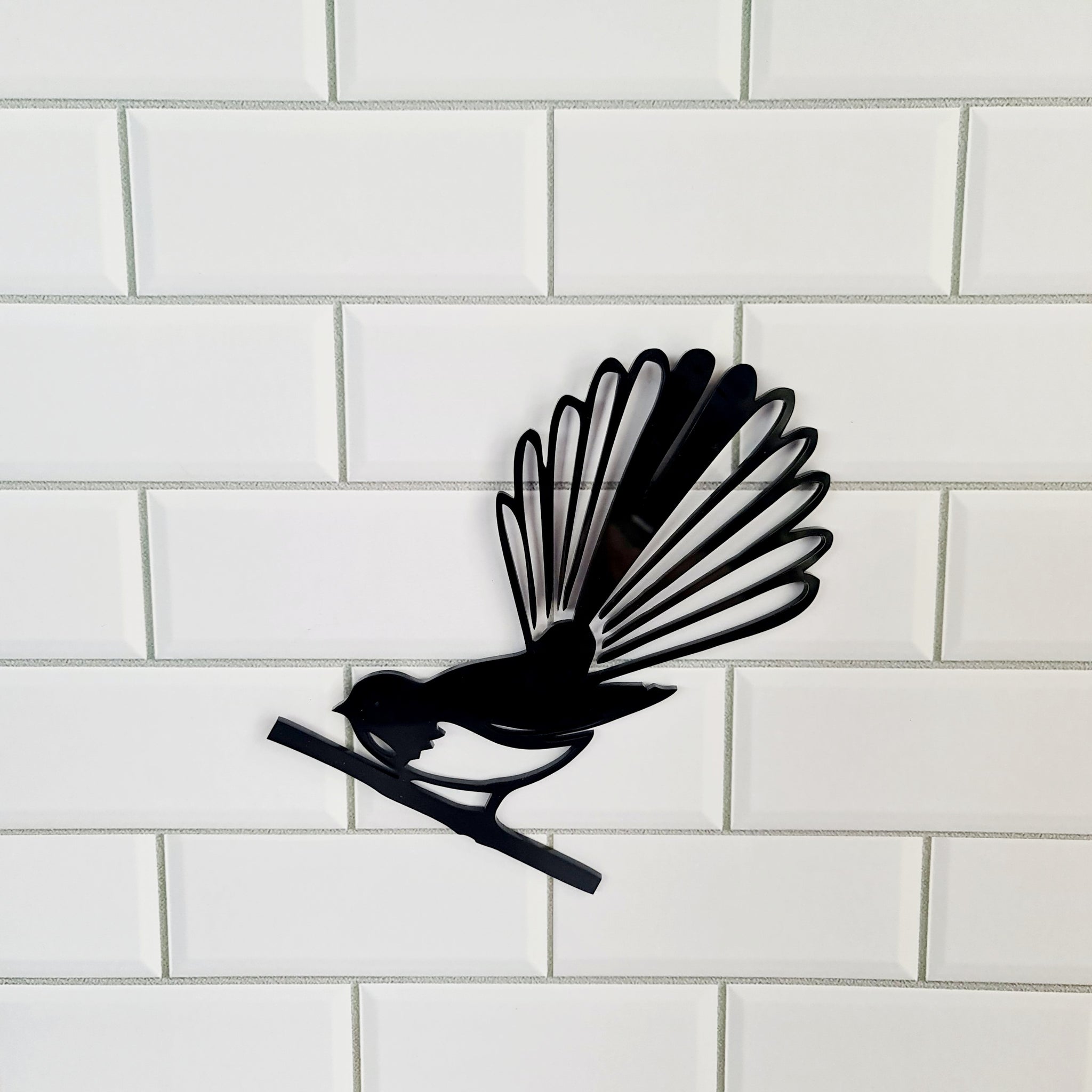 Acrylic Fantail | NZ Native Bird | Acrylic Art