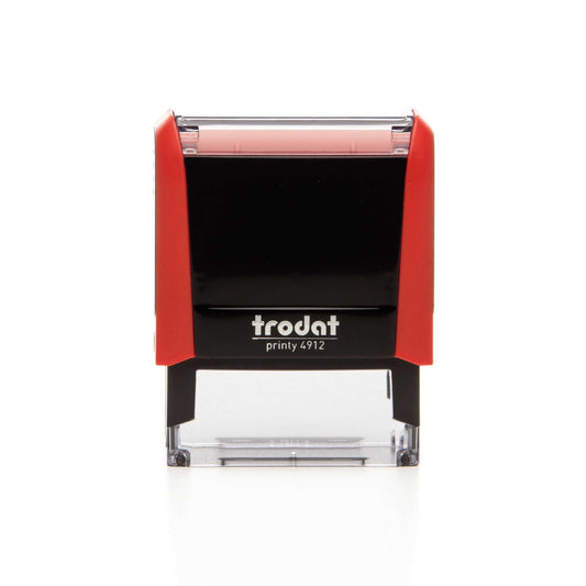 Trodat 4912 Self Inking Stamp in Red